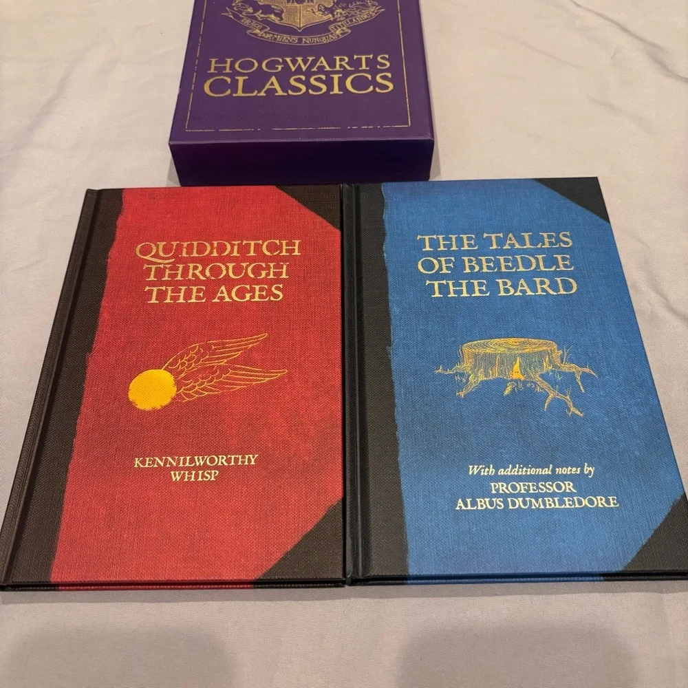 Hogwarts Classics Box Set Slipcover Beedle Bard Quidditch Fantastic Beasts Books - Picture 6 of 8